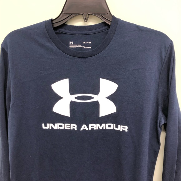 Under Armour | Men’s Long Sleeve Shirt | Navy | Size Small - Picture 2 of 3